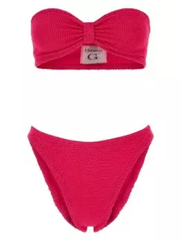 Комплект бикини из джинса Hunza G, красный