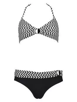 Комплект бикини JETTE, черный/белый