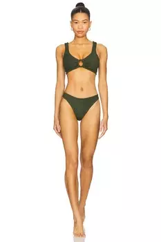 Комплект бикини Julia Hunza G, metallic khaki