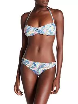 Комплект бикини La Moda Clothing с принтом из двух частей daphne, голубой