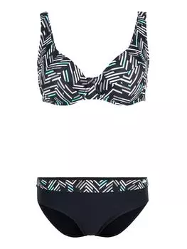 Комплект бикини LASCANA, цвет schwarz/bedruckt
