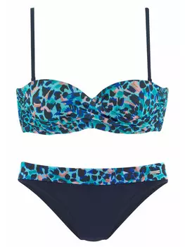 Комплект бикини LASCANA, цвет trkis-bedruckt