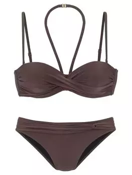 Комплект бикини LASCANA, коричневый