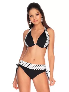 Комплект бикини Meriell Club, черный/белый