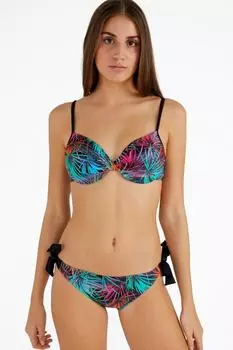 Комплект бикини - Многоцветный - Пейзажный принт Ayyldz, разноцветный