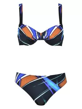 Комплект бикини Naturana, цвет schwarz/blau/braun