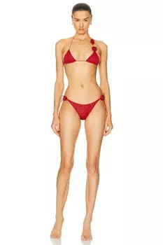 Комплект бикини Oseree Lumire Rose Microkini, цвет Cherry