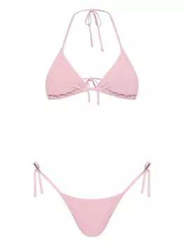 Комплект бикини с логотипом Emporio Armani, розовый
