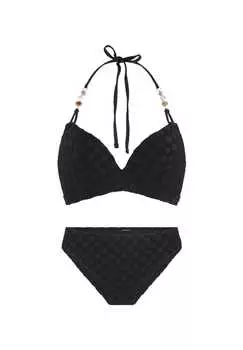 Комплект бикини с подкладкой треугольный Lingadore, черный