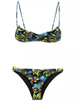 Комплект бикини с принтом Amir Slama, зеленый