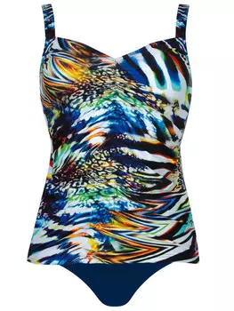 Комплект бикини SUNFLAIR Tankini, цвет nachtblau/bunt