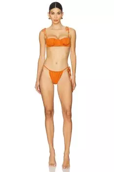 Комплект бикини The Attico, orange