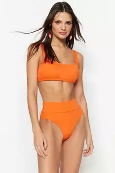 Комплект бикини TRENDYOLMLLA, гранатовый