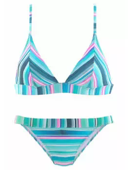 Комплект бикини Venice Beach, цвет gestreift/trkis