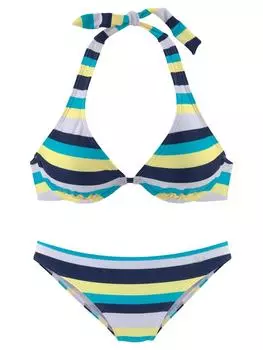Комплект бикини Venice Beach, цвет marine/gelb/gestreift