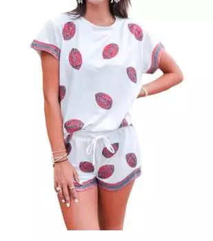 Комплект блесток Ginny в красном и черном цвете Mary Square