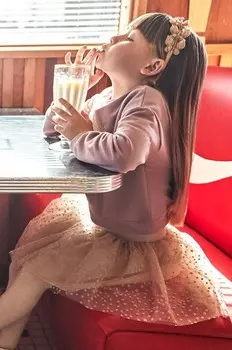 Комплект - блузка и юбка. Mayoral, розовый