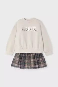 Комплект - блузка и юбка. Mayoral, розовый