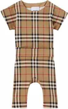 Комплект боди и леггинсов Baby Beige Archive бежевый Burberry