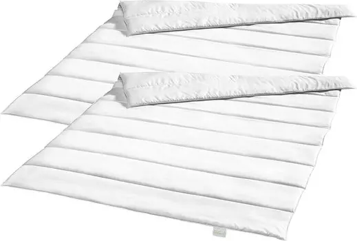 Комплект Bodyprotect ECOLine из 2 одеял 155 х 220 см, теплые зимние одеяла, комплект постельного белья из 100% микрофибры, можно стирать, подходит для аллергиков sleepling