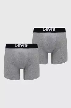 Комплект боксеров , 2 пары. Levi's, серый