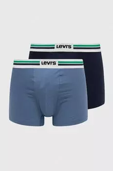 Комплект боксеров , 2 пары. Levi's, синий