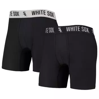 Комплект боксеров 2 шт Concepts Sport Chicago White Sox, черный
