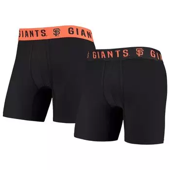Комплект боксеров 2 шт Concepts Sport San Francisco Giants, черный