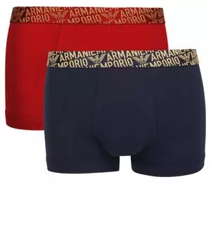 Комплект боксеров Emporio Armani, красный / синий