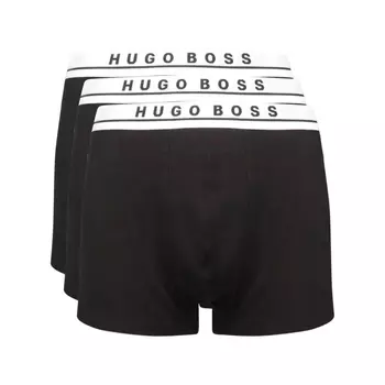 Комплект боксеров Hugo Boss Logo Waistbands, 3 предмета, черный
