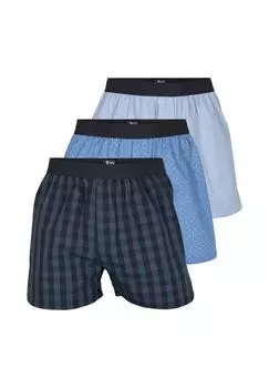 Комплект боксеров из 3 шт. из органического хлопка jbs, цвет Dunkelblau Hellblau