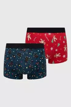 Комплект боксеров из медицинского хлопка, 2 шт. Medicine, мультиколор