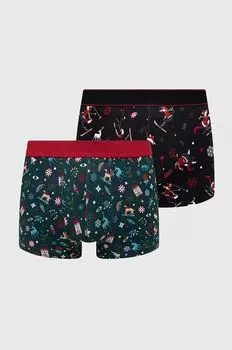 Комплект боксеров из медицинского хлопка, 2 шт. Medicine, мультиколор