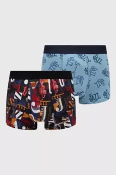 Комплект боксеров из медицинского хлопка, 2 шт. Medicine, мультиколор