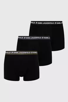 Комплект боксеров Karl Lagerfeld, 3 шт, черный