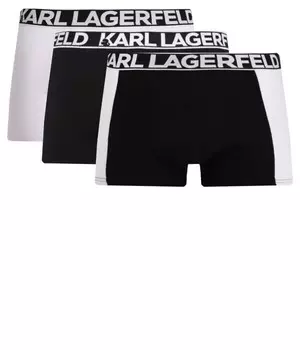 Комплект боксеров Karl Lagerfeld с логотипом, 3 штуки