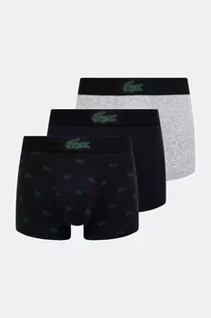 Комплект боксеров Lacoste, 3 шт, черный
