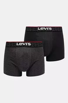 Комплект боксеров Levi's, 2 шт, серый