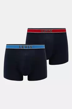 Комплект боксеров Levi's, 2 шт, темно-синий