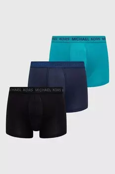 Комплект боксеров Michael Kors, 3 пары, бирюзовый
