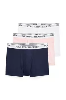 Комплект боксеров Polo Ralph Lauren, 3 шт, розовый