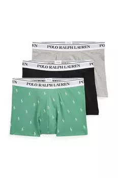 Комплект боксеров Polo Ralph Lauren, 3 шт, серый