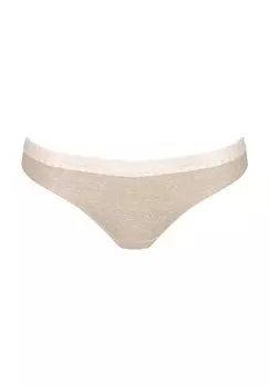 Комплект бразильских трусов Go в рубчик, 2 шт, эластичный, для женщин Sloggi, цвет Grey Combination