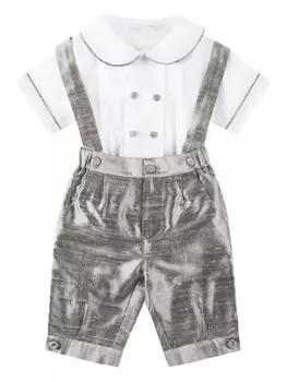 Комплект брюк из льна Mercadante 1939, коричневый