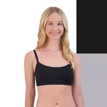 Комплект бюстгальтеров-бралетт с круглым вырезом для юниоров 51-057p2 So, цвет black peri gray