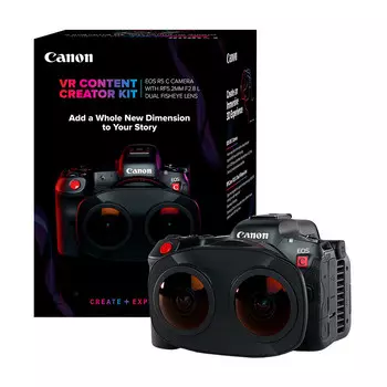 Комплект Canon VR Content Creator Kit с Canon EOS R5 C + RF5.2mm F2.8L DUAL FISHEYE, черный