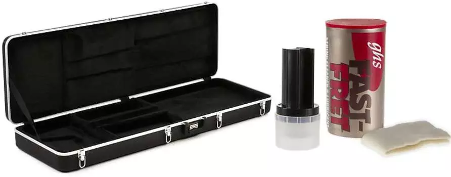 Комплект чехлов для электробас-гитары Gator GC-Bass Deluxe ABS с GHS Fast Fret String и смазкой для грифа GHS + Gator A87=1 GC-Bass=1