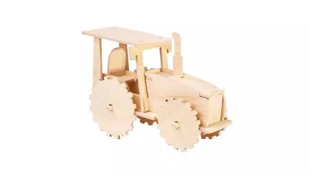 Комплект деревянного трактора Pebaro