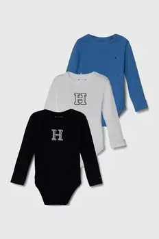 Комплект детских боди Tommy Hilfiger, 3 шт., темно-синий
