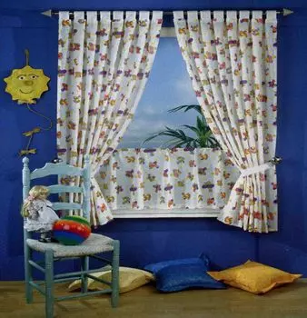 Комплект детских штор heimtexland , состоящий из 3 частей, украшение на окно, самолеты, красочная петля, занавеска, панель, занавеска для детской комнаты, декоративные шторы, полупрозрачные детские шторы, тип 800 В x Ш 180 x 145 см, мультиколор